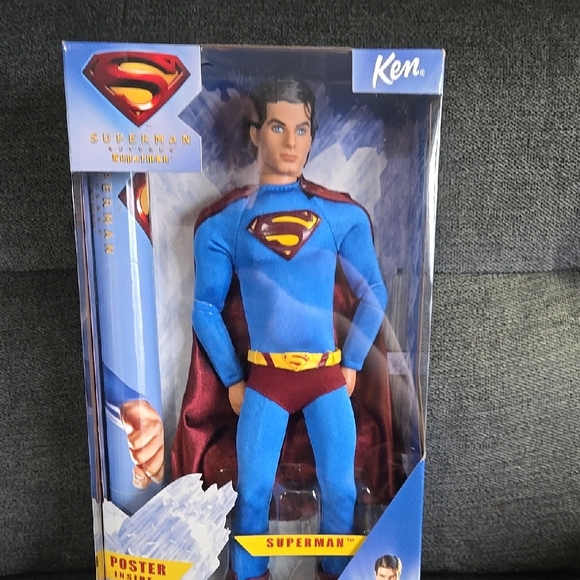 Superman Ken Doll in Blue and Red - Picture 3 of 3
